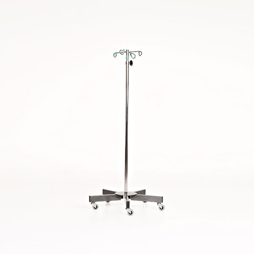 MidCentral Medical Chrome 5-Leg IV Pole