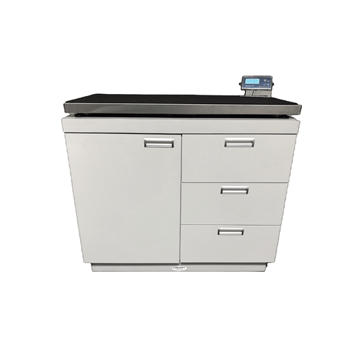 Infinium Petlift Millwork 42in Veterinary Exam Table with Stainless Scale Top Infinium Petlift Millwork 42in Veterinary Exam Table with Stainless Scale Top