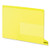 Colored Poly Out Guides With Pockets, 1/3-cut End Tab, Out, 8.5 X 11, Yellow, 25/box