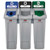 Rubbermaid® Commercial Slim Jim Recycling Station Kit