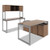 Open Office Desk Series Adjustable O-leg Desk Base