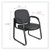 Fabric Half-back Sled Base Guest Chair