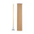 Boardwalk® Screw Clamp Metal Head Wooden Mop Handle