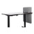 Lumeah Desk Modesty Adjustable Height Desk Screen Cubicle Divider And Privacy Partition