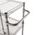 Alera® 2 Shelves Three-tier Wire Metal Cart With Basket