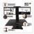 High Rise Dual Monitor Standing Desk Workstation