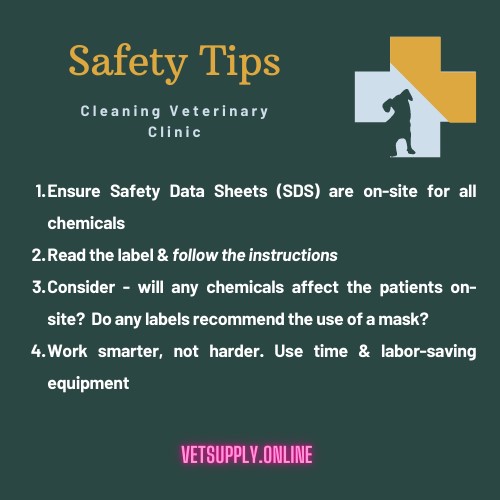 Safety Is A Priority When Cleaning Veterinary Clinics Vetsupply Online