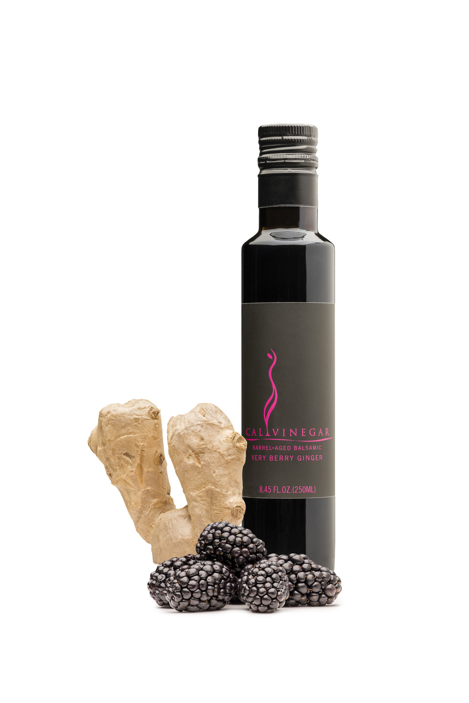 Calivinegar Very Berry Ginger Barrel Aged Balsamic Vinegar Calivirgin