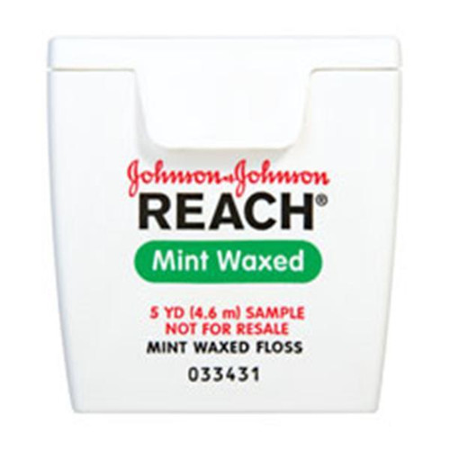 J&J Reach Patient Size Mint Waxed Floss 5 Yd Bx/144