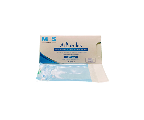 AllSmiles Sterilization Pouches 2.25x4 - 200/Box