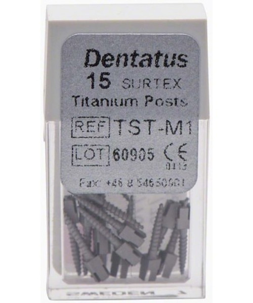 Dentatus-Type Titanium Screw Post Rfl. M1 6/Pk