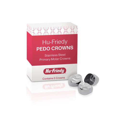 Hu-Friedy Stainless Steel  2Nd Primary Pedo Crowns Ur4 5Pk