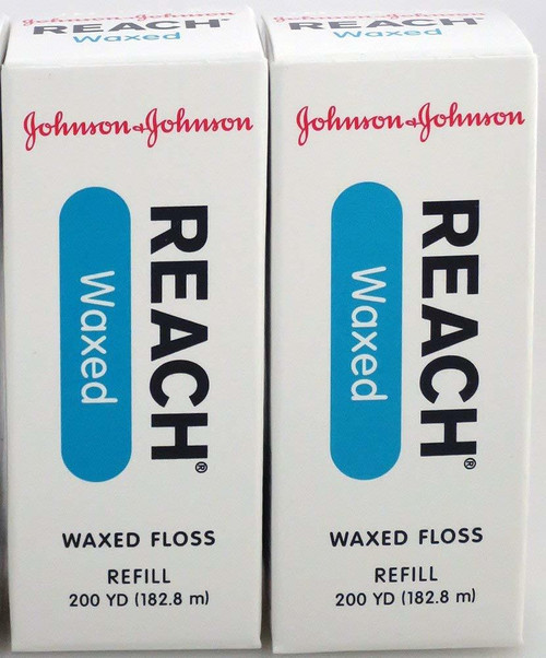 J&J Reach Floss Mint Waxed 200 Yd (For Dispenser)