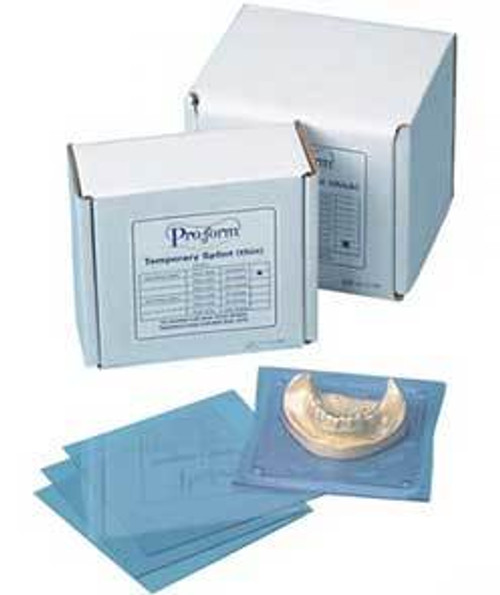 Proform .030" Retainer Material.Stiff, Clear. 5" X 5" Sheets