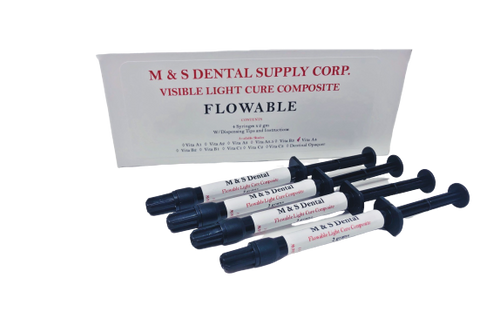 AllSmiles Flowable Light Cure Composite B1 4X2Gm Syringes W/Tips