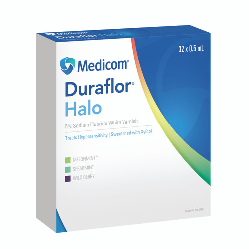 Duraflor Halo 5% Sodium Fluoride Varnish Spearmint 250Pk