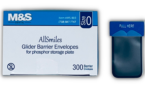 AllSmiles Glider Barrier Envelopes Size 0 - 300/Bx