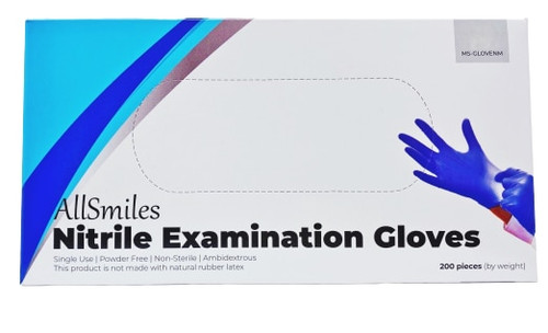 AllSmiles Nitrile Gloves Extra-Large - 200/Bx