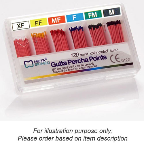 AllSmiles Gutta Percha Points Extra-Fine Cc Lm 6 Vials/Box