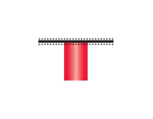 Poli-Pro Fine Red 1/2" Double-Sided 40/Pk Rfill