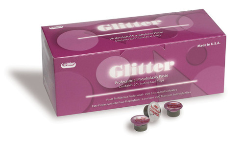 Glitter Prophy Paste 200/Pk Mint Coarse W/ Flouride