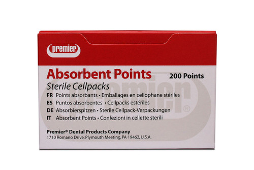 Premier Absorbent Points Sterile 200/Pk Xfine