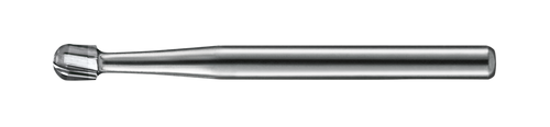 Kerr Simple Preparation Operative Instruments 0.5 Round Carbide Bur Friction Grip Shank 006 Size 0.7 mm Length 50 Pack