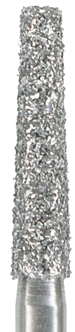 Kerr NTI Flat End Taper Diamond Bur Friction Grip Shank Medium Grit 016 Size 10 mm Length 25 Pack