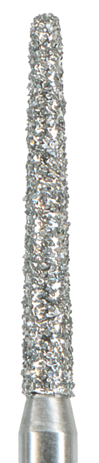 Kerr NTI Round End Taper Diamond Bur Friction Grip Shank Supercoarse Grit 018 Size 9 mm Length 25 Pack