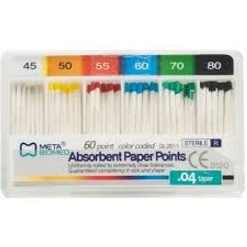 M&S Absorbent Points #50 .04 Taper Cc 200/Bx
