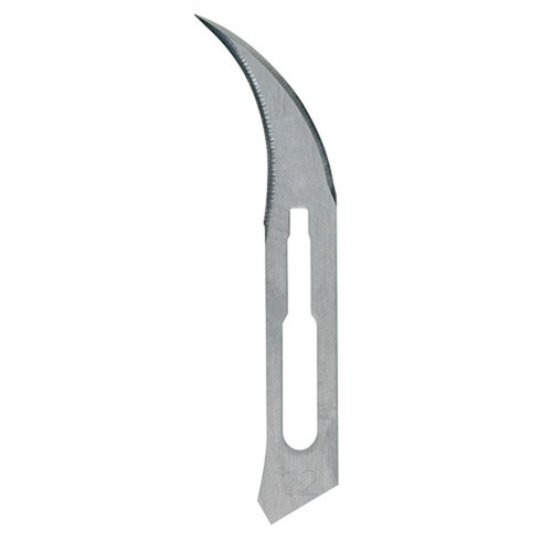 Surgical Blades #12B Stainless Steel 100/Box