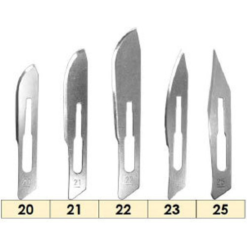 Surgical Blades #25 Stainless Steel Pkg/10