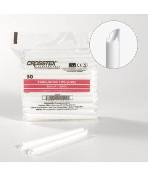 Crosstex Hve  Combo-Tip Premium Vented - White """Pkg/100"""