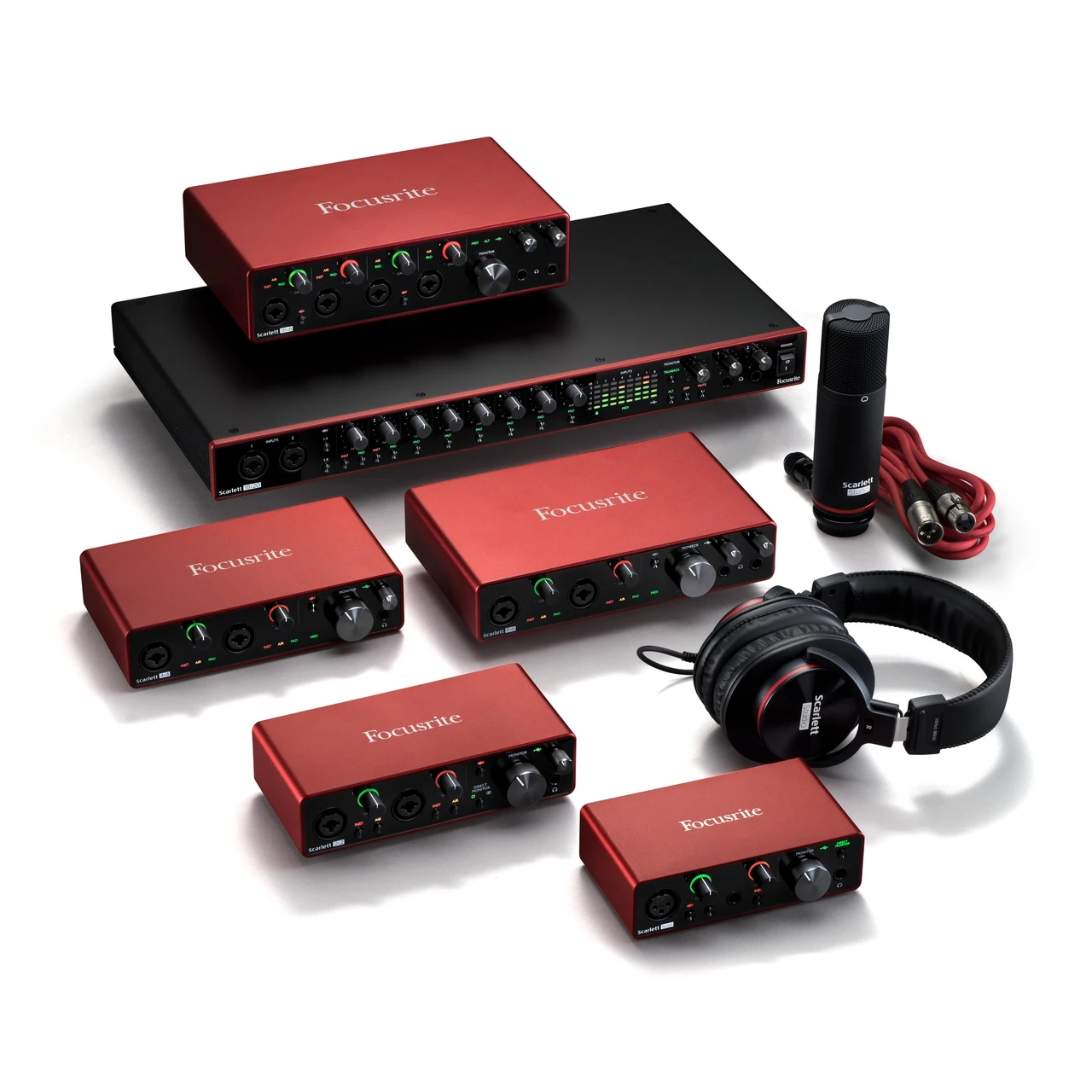 Focusrite Rack Interface Scarlett 3rd Generation Audio Interfaces | Focusrite