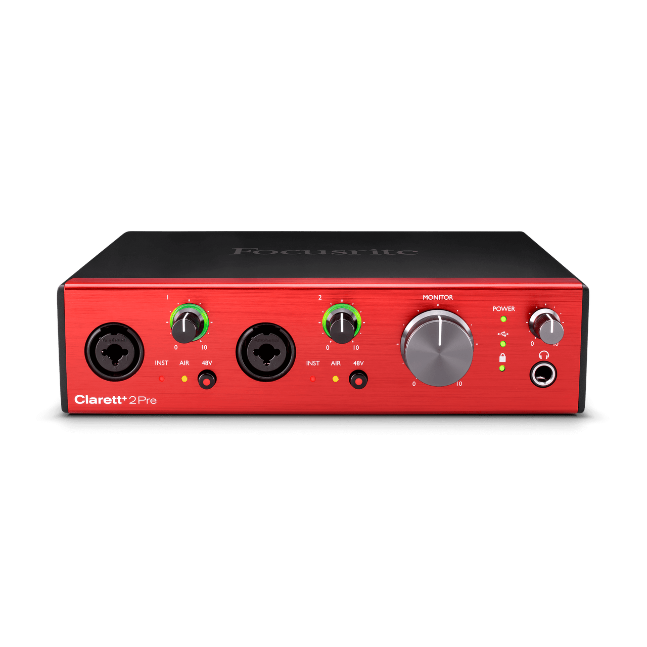 【NEW通販】□現状品□ Focusrite Clarett 2Pre USB フォーカスライト　オーディオインターフェース　美品　（2732227) オーディオインターフェース