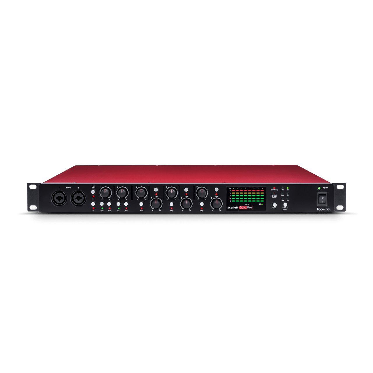 特価人気FOCUSRITE Scarlett OctoPre ADATマイクプリアンプ アンプ