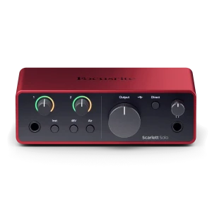 Focusrite Scarlett Solo 4th Generation Top