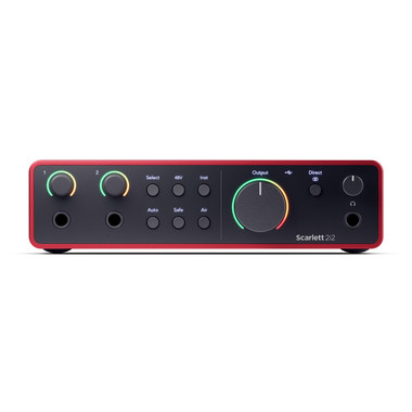 Focusrite Scarlett 2i2 4th Generation - Refurbished Front