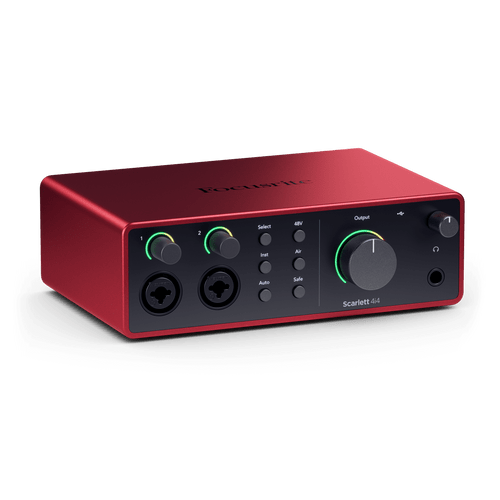 Interfaz de audio Focusrite Scarlett 4i4 de 3ra generación - Audiomusica