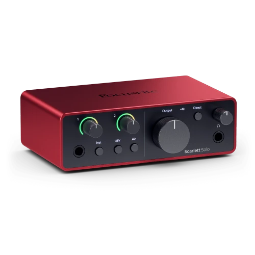 Focusrite Scarlett Solo 4th Generation Left