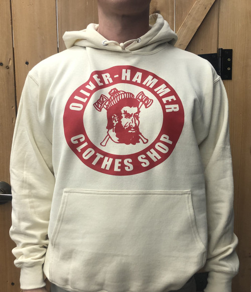 Loggerman HoodieCream OliverHammer Clothes Shop