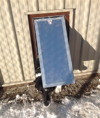 The Kennel Clad Swing Kennel Door is made to order to fit existing