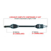 Kimpex HD Complete HD Axle - 416517
