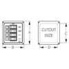 Sea Dog Vertical Switch Panel made in Aluminum - 707658