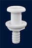 Attwood White Through-Hull Connector - 709179
