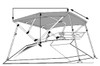 Taylor Made Hot Shot™ Bimini BoaTops - 705514