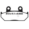 EBC  Double-H Superbike Brake Pad Sintered metal - Rear left - 125174