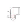 DRC/ZETA/UNIT Adjustable Mounting Bracket Mirror Hole - 428273