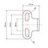 DRC/ZETA/UNIT Adjustable Mounting Bracket Bar Mount - 428274