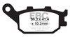 EBC  V-Pad Brake Pad Organic - Rear Right, Rear left - 207574